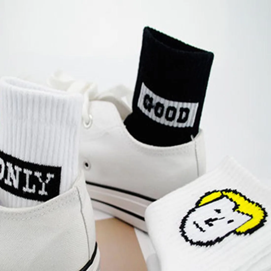 

2019 1 Pair Unisex Comfortable Pure Color Cotton Sock Slippers Short Ankle Socks socks vangogh
