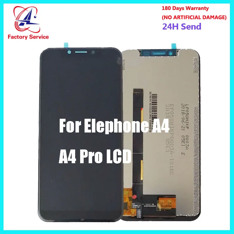 Для 100% оригинального Elephone A4 / Pro ЖК-дисплей со стандартными запасными частями 5 85
