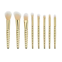 8 pcs/lot profesional cosmetic brush beauty tools cleaner kit blending oval set powder trucco eyeshadow kabuki sgm naked sets