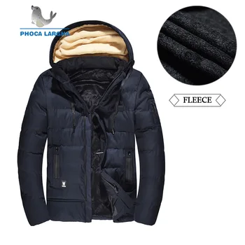 

2019 New Winter Jacket Men Fashion Fleece Thick Warm Long Coats Men's Brand Clothes Parkas Male Hooded Casual Overcoat