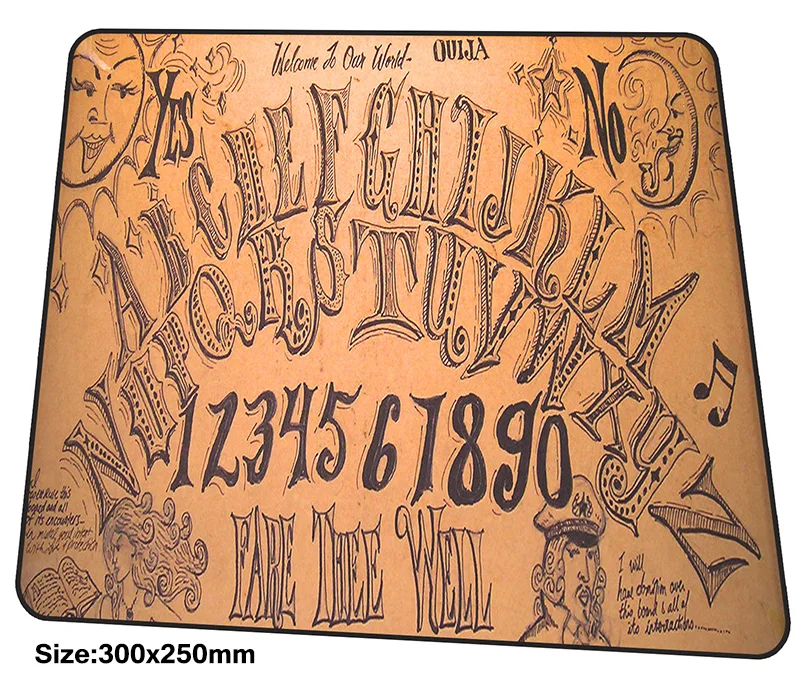 Ouija доска коврик для мыши 300x250 мм коврики лучшие игровые высокого качества