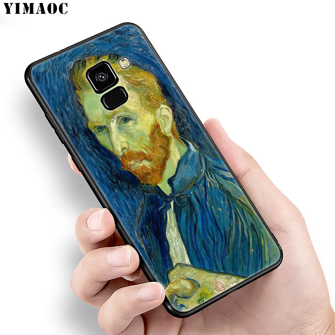 YIMAOC Van Gogh Tardis Мягкий силиконовый чехол для телефона Samsung Galaxy A6 A9 A8 A7 2018 A3 A5 2016 2017 Note 9