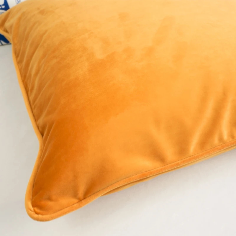 Трубопровод дизайн коричневый желтый Бархатный Чехол на подушку мягкий Чехол на подушку наволочка без набивки