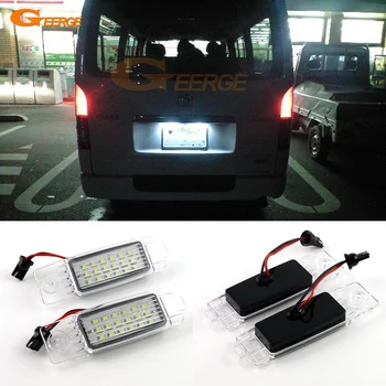 

For Toyota HiAce RegiusAce Ventury H200 200 Series 2005-2014 Excellent Ultra bright 3528 Led License plate lamp light No error