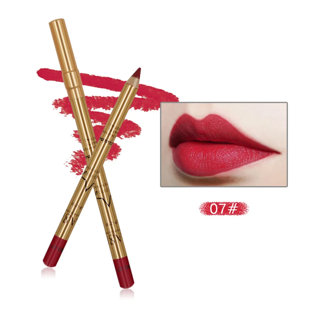 IMAGIC/Карандаш для губ IMAGIC Metal women Lasting Lipliner Водостойкий карандаш для губ 8 цветов td0320 Прямая поставка - Цвет: G