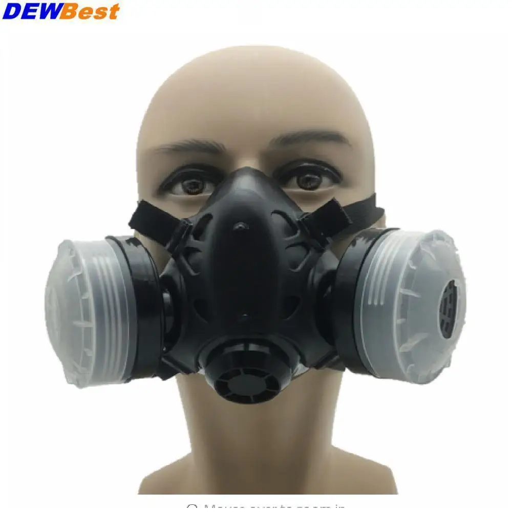 

DEWBEST Half Face Gas Mask Respirator Painting Spraying Dust Mask