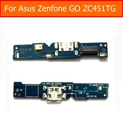 Подлинная Дата синхронизации зарядки док шлейф для ASUS Zenfone GO ZC451TG 4,5 "USB разъем шлейф PCB Jack порт совета