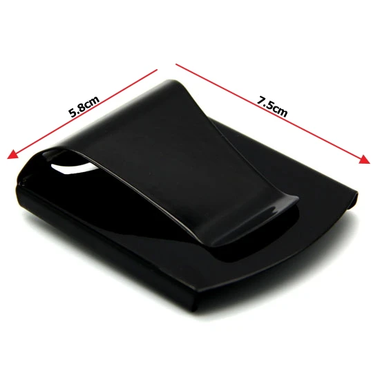 black wallet slim sided money clip card credit name holder clamp double sided credit card holder bottle opener in money clips from luggage bags on - Money Clip And Card Holder black wallet slim sided money clip card credit name holder clamp double sided credit card holder bottle opener in money clips from luggage bags on - Money Clip And Card Holder