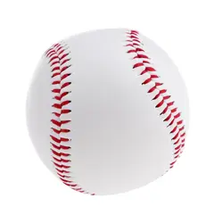 Универсальный 9 # ручной работы Бейсбол s ПВХ и из искусственной кожи жесткий и мягкий Бейсбол шарики мяч для Софтбола Training Упражнение