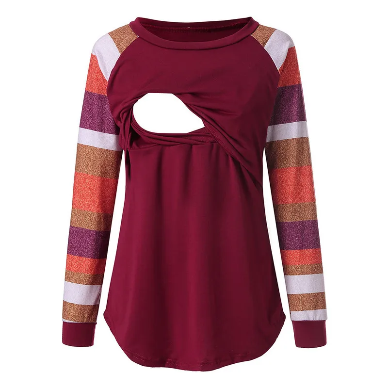Teenster Maternity Shirt Breast Feeding Clothes Nursing Tops Pregnancy T Shirt Long Sleeve Pregnant Clothes Designer Xxl Women Teenster Maternity Shirt Breast Feeding Clothes Nursing Tops Pregnancy T Shirt Long Sleeve Pregnant Clothes Designer Xxl Women