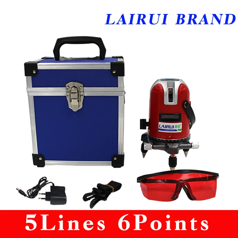 LAIRUI brand 5 lines 6 points laser level 360 degree rotary cross laser line level with Tilt Slash Function and outdoor mode цена LAIRUI brand 5 lines 6 points laser level 360 degree rotary cross laser line level with Tilt Slash Function and outdoor mode цены онлайн