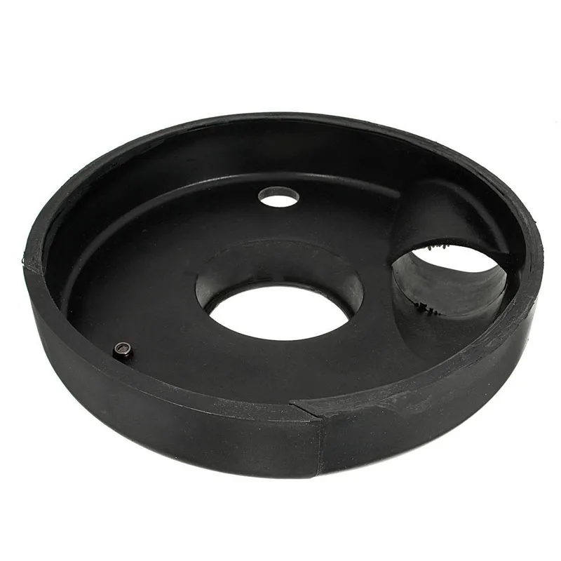 18cm/7" Vacuum Dust Shroud Cover for Angle Grinder Hand Grinding Accessory with 4pcs Locating Rings for Power Tools Accessories