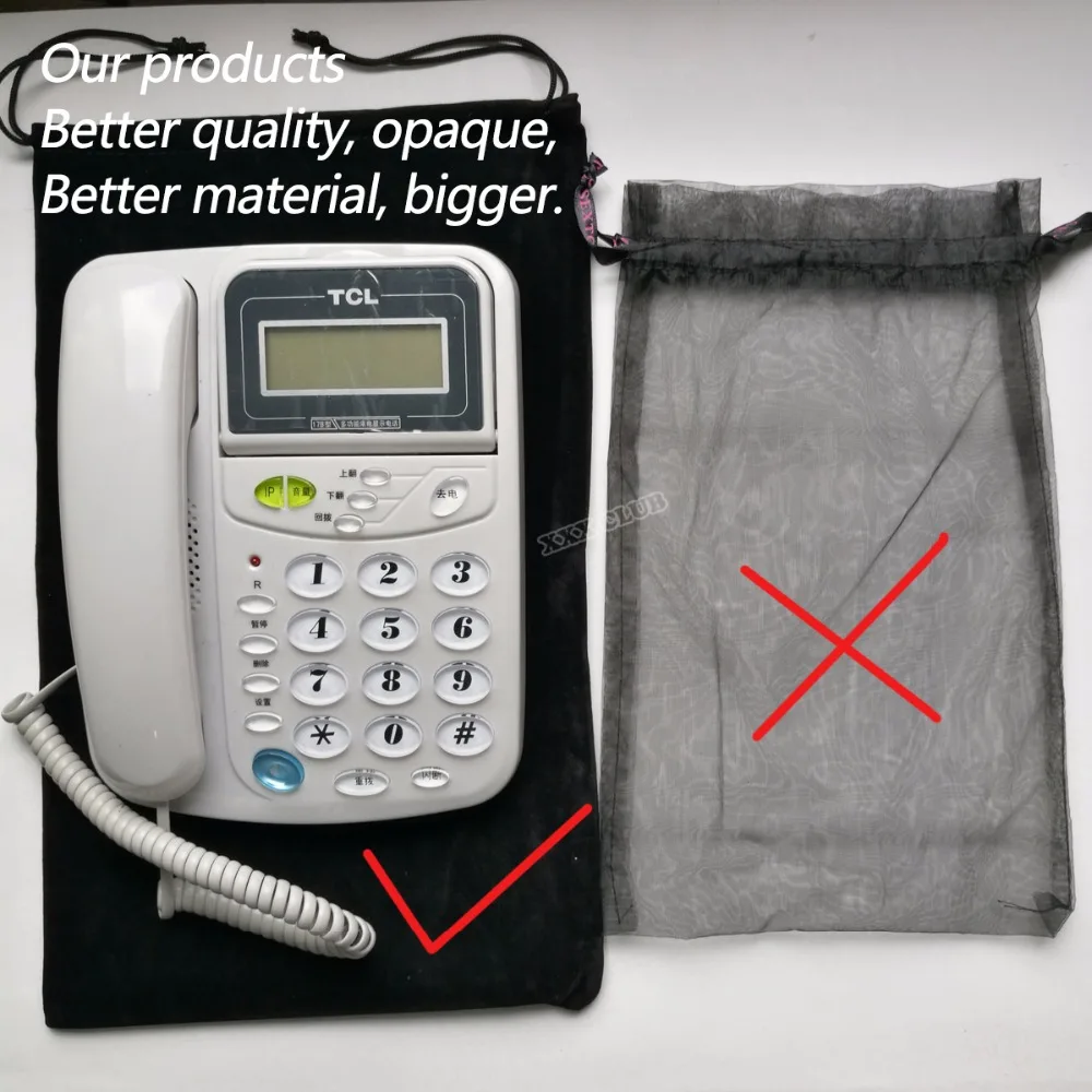23*37cm Flannel Drawstring Storage Bag For Adult Sex Toys Vibrator Dildo Anal Butt Plug etc.
