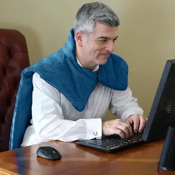 

Charging Neck Shoulder Heating Vibrating Decompression Massage Shawl Heat Wrap For Old People Health Care