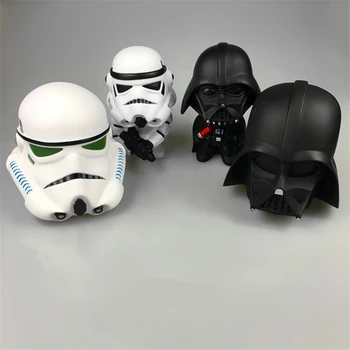 

1Pcs Creative 3D Star Wars Money Box Darth Vader Stormtrooper Dark Warrior Piggy Bank for the money Saving coin bank Kids Gift