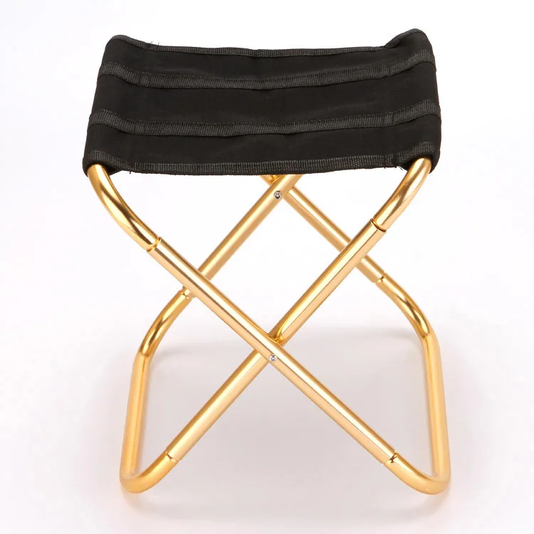 Outdoor Folding Stool Small Portable Folding Chair Aluminum Alloy Chair Fishing Barbecue