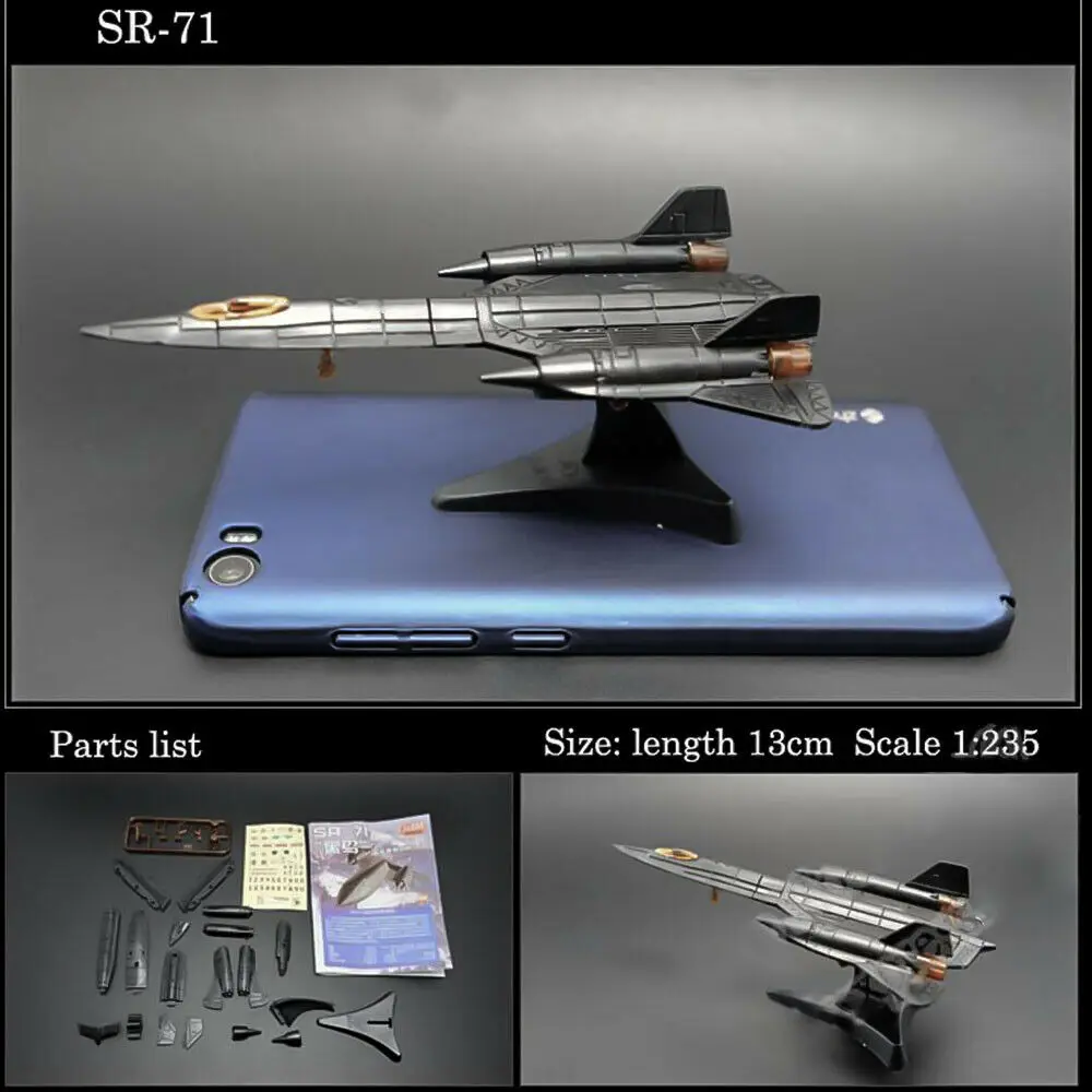 

Blackbird SR-71 4D Assembled Fighter Model Collection Puzzle Figure Toy