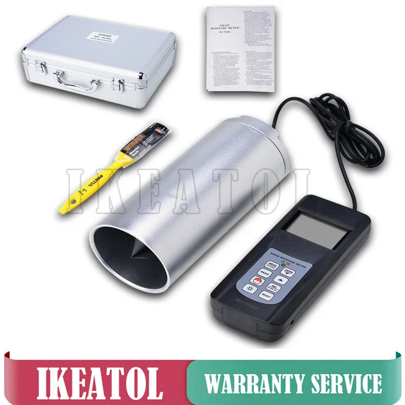 

Grain Moisture Meter MC-7828G Digital Moisture Tester Range 0-50% (Cup Type, Data Memory) Coffee Bean Wheat Corn Rice Sesame