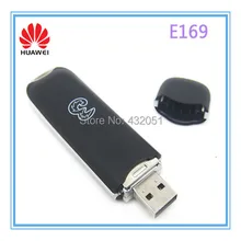Desbloqueado huawei e169g 3g hsdpa 7.2 mbps wireless usb 3g modem dongle al por mayor envío gratuito