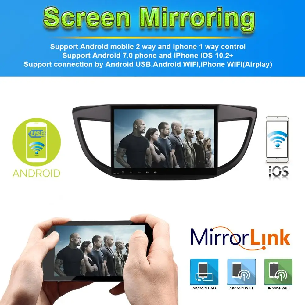 Perfect 10.1 Inch Android IPS Screen Car Radio Stereo For Honda CRV CR-V 2012 2013 2014 2015 2016 Car GPS Navigation Multimedia Player 7