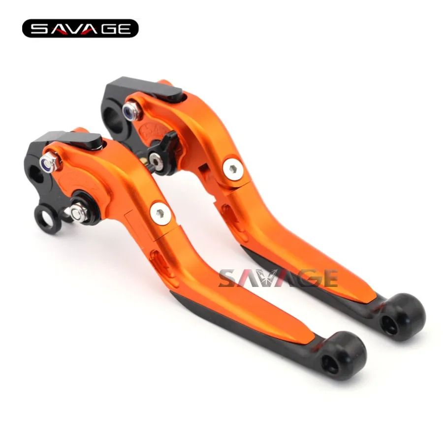 

For KTM 690 LC4 Supermoto 2007 2008 2009 Motorcycle Accessories Adjustable Folding Extendable Brake Clutch Levers Orange