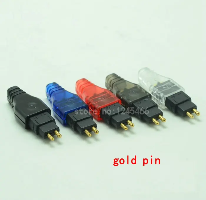 

MLLSE 10Pairs/Lot Gold/Silver Plated Plug Connector For DIY HD650 HD600 HD565 580 HD25 525 535 545 265 Mini Plug Jack