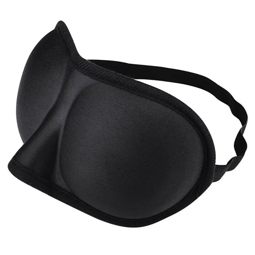 

1Pcs New 3D Eye Mask Sleep Soft Padded Shade Cover Rest Relax Sleeping Blindfold Travel Relax Sleep Aid Cover Accessories