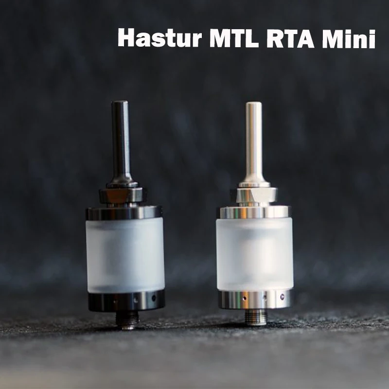 

Original Cthulhu Hastur MTL RTA Mini Tank 2ml Atomizer Easy Building Single Coil RTA with 3 Air Holes Vape Tank vs Zenith Tank