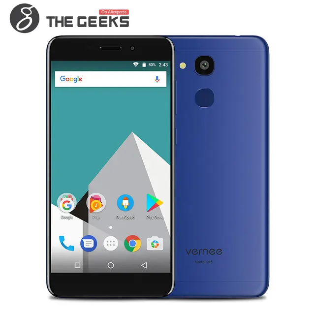 Best Offers Vernee M5 4G Smartphone Android 7.0 5.2 inch MTK6750 Octa Core 1.5GHz 4GB RAM 32GB ROM Fingerprint Scanner 13.0MP Rear Camera