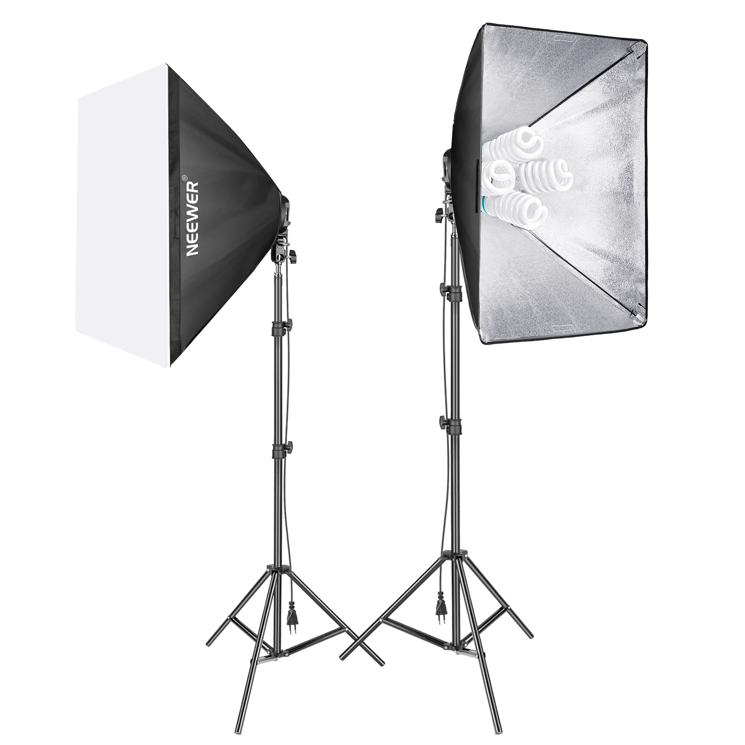 

Neewer 1600W Photo Studio Video Softbox Lighting Kit Includes: Softbox, 4-Socket Light Holder, 45W Light Bulb, Light Stand