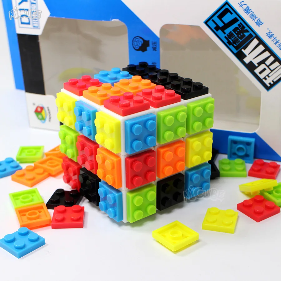 FanXin 3x3 магический куб 3x3x3 Кубик магикоквадрат кубик головоломка строительные блоки игрушка для тренировки мозга