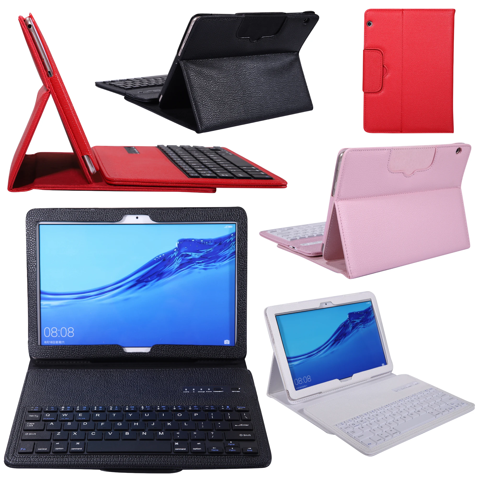 

Removable Wireless Bluetooth Keyboard Stand Leather Funda Case For Huawei MediaPad T5 10 AGS2-W09/L09/L03/W19 Cover Coque Capa