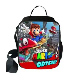 Super Mario Bros Sonic сумка-холодильник мультфильм девочек Портативный Термальность Еда сумки для пикника для школьников мальчиков сумка для