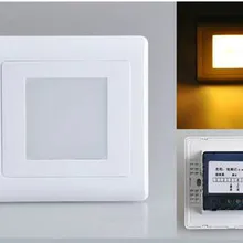 Шт. 1 шт. USB выход открытие переключатель управление светодио дный светодиодный ночник к подножки панель белый панель розетки