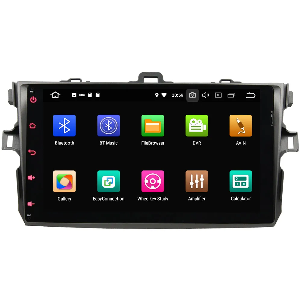 Flash Deal 9" IPS Octa Core 4G Android 8.1 4GB RAM 64GB ROM RDS BT Car DVD Multimedia Player Autoradio Stereo For Toyota Corolla 2006-2011 1