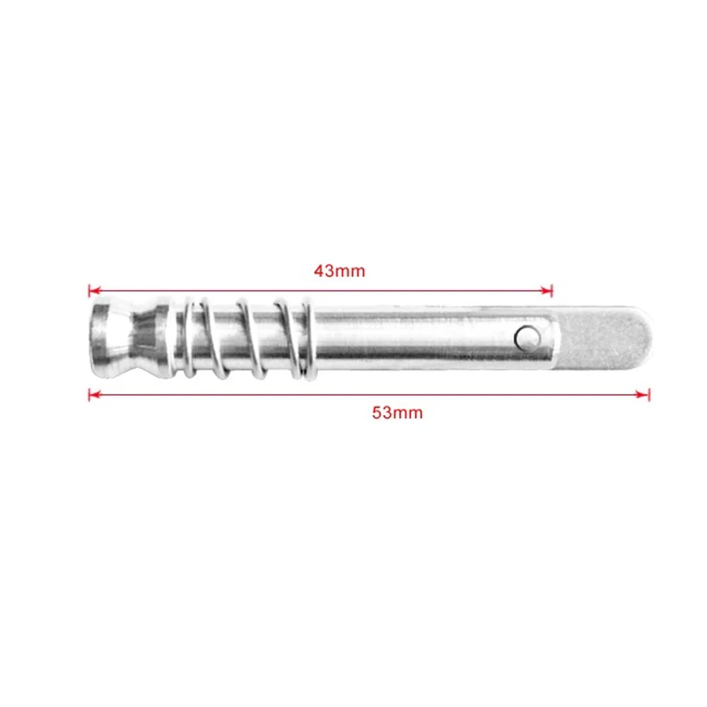 2pcs Silver Metal Quick Release Pin Deck Hinge Boat Marine Yatchs Ships Hardware Fitting Parts 3