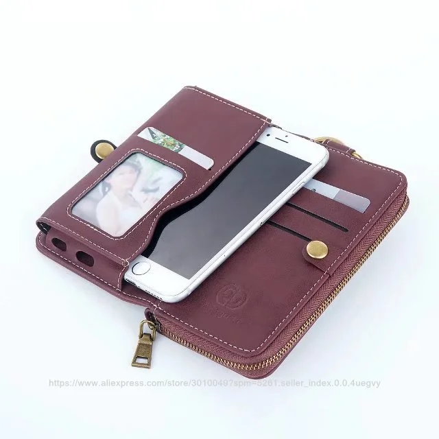 6 6s Plus Luxury Original Bag Multi-functional Case For Apple iPhone 6 6S 6 Plus 6S Plus Leather Card Holder Wallet Stand Cover (30)