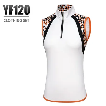 

2018 PGM Golf suit sportswear Women's Summer Breathable sports clothes High-elastic soft Slim golf apparel for women size S-XL