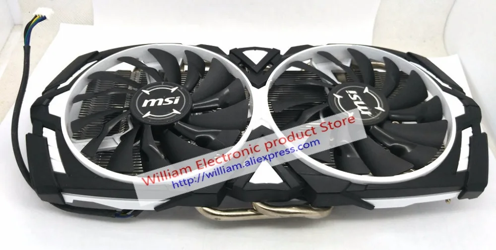 Оригинал для MSI GTX1080Ti GTX1080 GTX1070Ti GTX1070 GTX1060 бронированный кулер графической карты