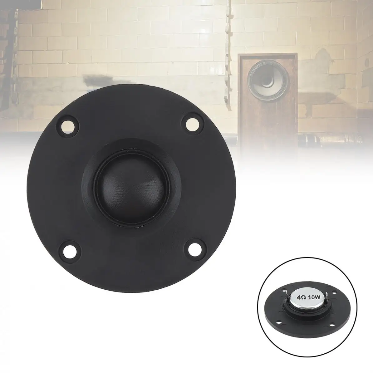 2.5Inch 10W 20Core Dome Membrane Portable Tweeter Speaker Unit DIY Soundbox Loudspeaker with High Fidelity and Ball-top-shape |