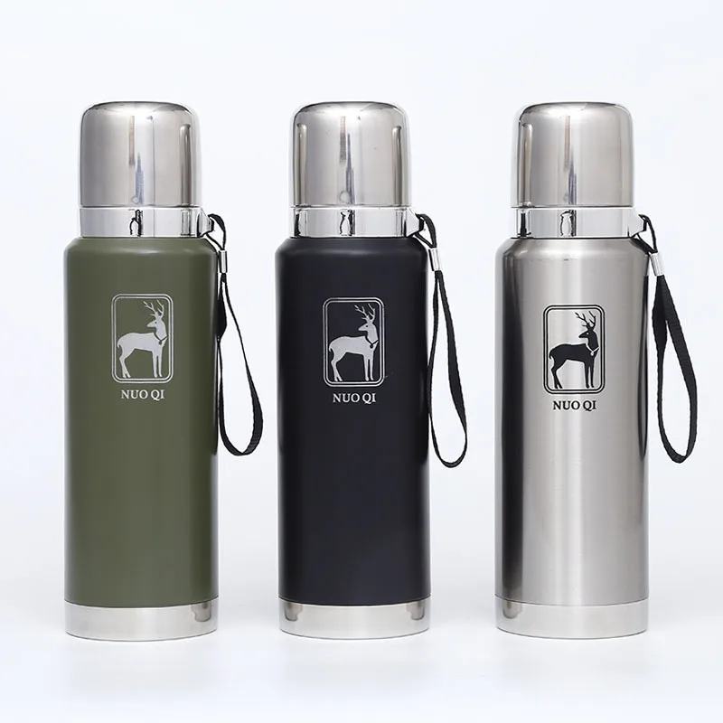 

ENERGE SPRING 316 stainless steel large capacity kettle outdoor sports bottle all steel cup super long insulation pot