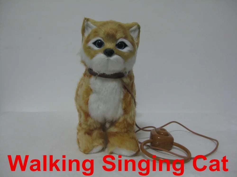 Walking Singing Electronic Pet Cat Funny Toy Plush Educational Children's Best Gift |