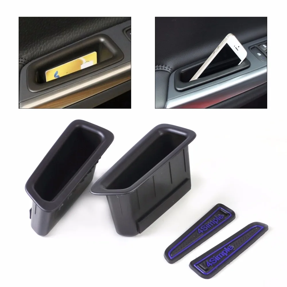 

2 pcs Front Door Container Armrest storage box For VOLVO XC60 2008 2009 2010 2011 2012 2013 2014 2015 CA01981