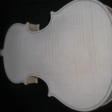1 шт. белая скрипка 4/4 с цельным клен сзади черное дерево гриф WH0501