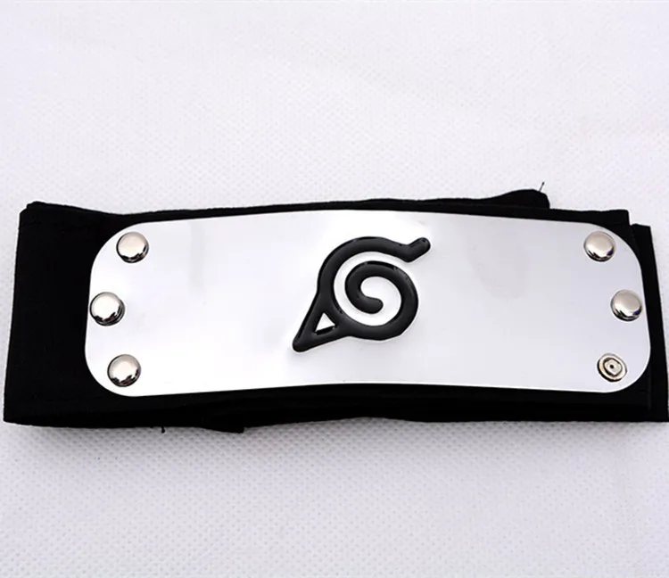 Japan Naruto Headband Leaf Village Logo Members Kakashi Headband Naruto Ninja Costume Cosplay Accessories Boys Girls Gift