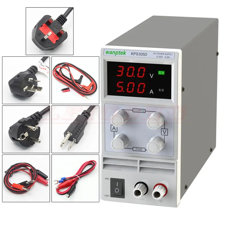 

KPS305D 30V 5A Switch DC power supply 0.1V 0.01A Digital Display adjustable Mini DC Power Supply