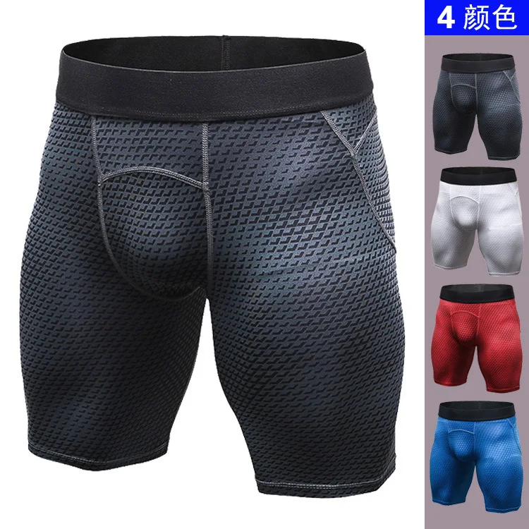 

Mens Compression Shorts 2020 Summer 3D printed Bermuda Shorts Fitness Men Cossfit Bodybuilding Tights Quick Dry Shorts