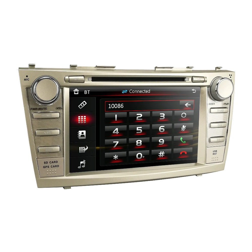 2din 8 дюймов Автомобильный dvd gps навигатор для toyota camry 2007-2011 Автомобильный Радио мультимедийный плеер Автомобильный Монитор рулевое колесо камера TPMS