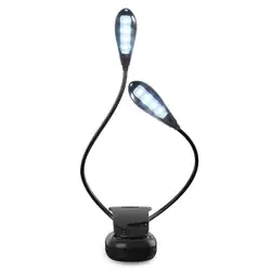 8LED USB двухполюсный небольшой глаз-care лампы 360 градусов вращения клип свет челнока 6,20
