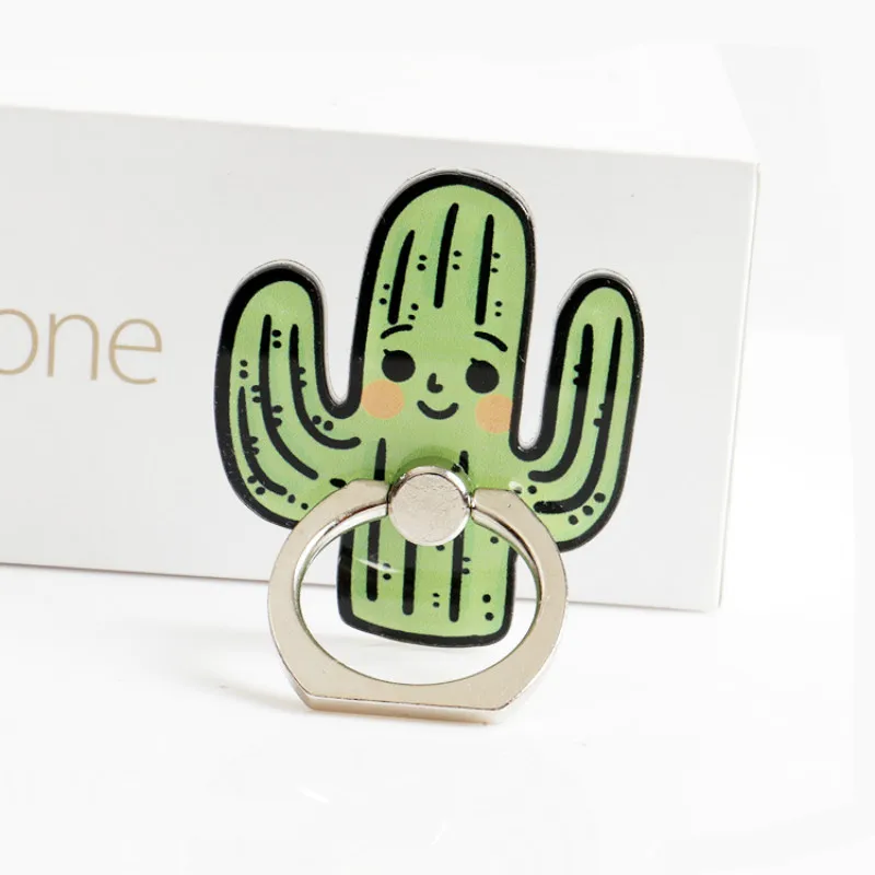

Cactus Phone Holder Ring Stand Finger Ring Holder suporte celular for iPhone Pad for Xiaomi Table suporte celular